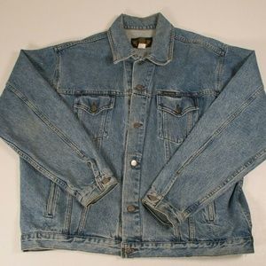 Harley Davidson Mens Sz XL Vintage Denim Jacket